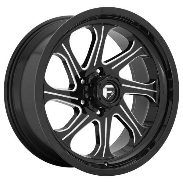 Fuel 1PC D676 SEEKER 20X10 GLOSS BLACK MILLED 8X180 - D67620001847 Fuel 1PC D676 SEEKER 20X10 GLOSS BLACK MILLED 8X180 - D67620001847