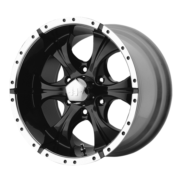 Helo HE791 MAXX 17X9 GLOSS BLACK MACHINED 6X5.5 - HE7917960318