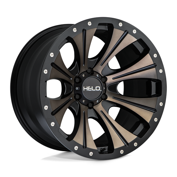 Helo HE901 20X9 SATIN BLACK DARK TINT 5X5.5 - HE90129085918