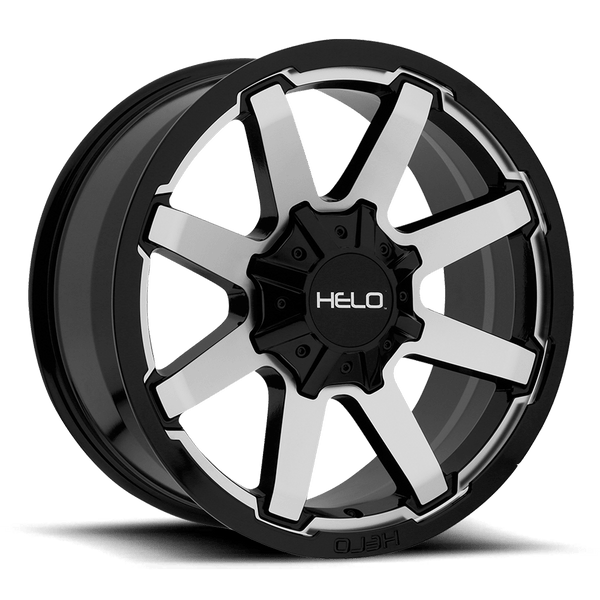 Helo HE909 20X9 GLOSS BLACK MACHINED 5X5.5/150 - HE90929086518