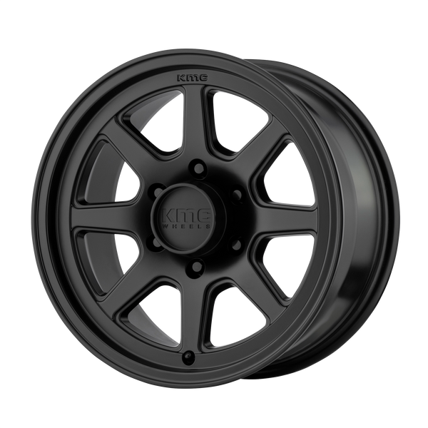 KMC KM301 TURBINE 17X8.5 SATIN BLACK 6X5.5 - KM30178560725