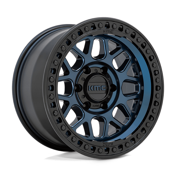 KMC KM549 GRS 17X9 MIDNIGHT BLUE WITH GLOSS BLACK LIP 5X5.0 - KM54979050912N KMC KM549 GRS 17X9 MIDNIGHT BLUE WITH GLOSS BLACK LIP 5X5.0 - KM54979050912N
