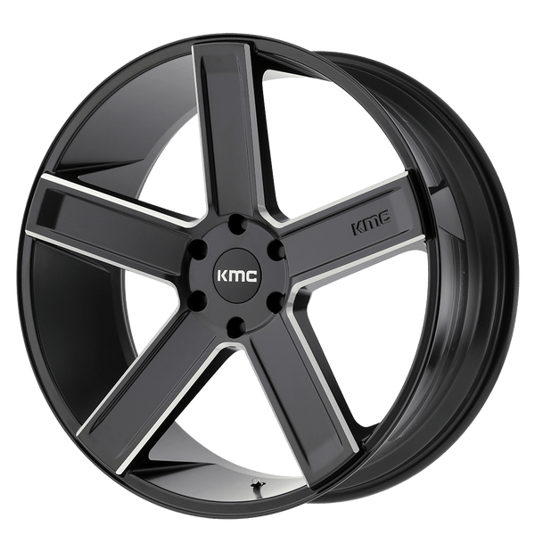 KMC KM702 DUECE 20X8.5 SATIN BLACK MILLED 5X5.5 - KM70228585915 KMC KM702 DUECE 20X8.5 SATIN BLACK MILLED 5X5.5 - KM70228585915