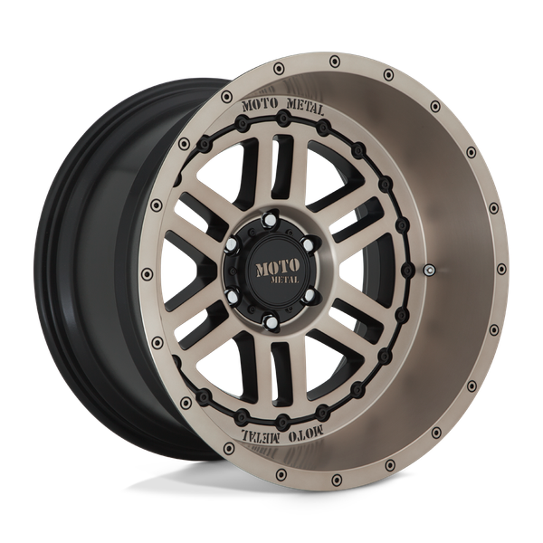 Moto Metal MO800 DEEP SIX 20X12 SATIN BLACK WITH BRONZE TINT 6X5.5 - MO80021268644N