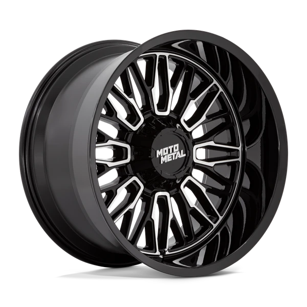 Moto Metal MO809 STINGER 20X10 GLOSS BLACK MACHINED 8X170 - MO809BD20108718N
