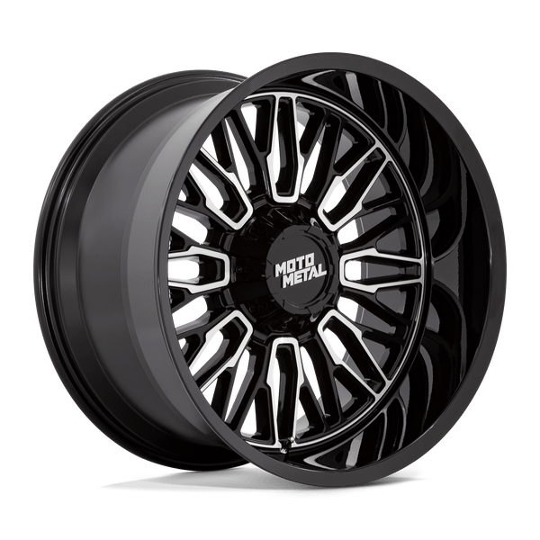 Moto Metal MO809 STINGER 20X9 GLOSS BLACK MACHINED 6X135/5.5 - MO809BD20906718