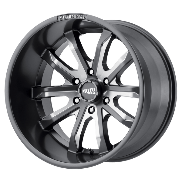 Moto Metal MO983 DAGGER 20X9 SATIN GRAY MILLED 6X5.5 - MO98329062430