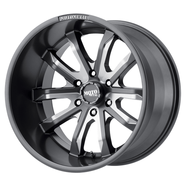 Moto Metal MO983 DAGGER 20X9 SATIN GRAY MILLED 6X135 - MO98329063418