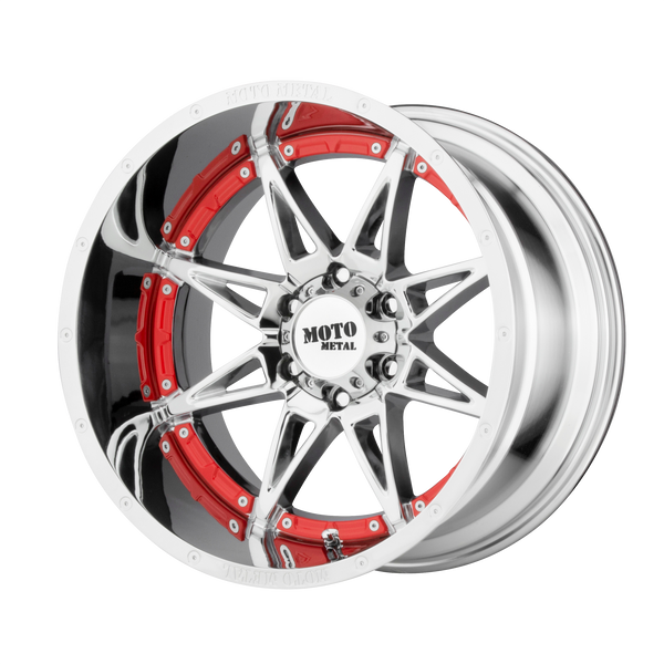 Moto Metal MO993 HYDRA 20X10 CHROME 8X170 - MO99321087218N