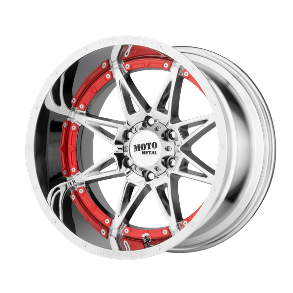 Moto Metal MO993 HYDRA 20X12 CHROME 8X170 - MO99321287244N