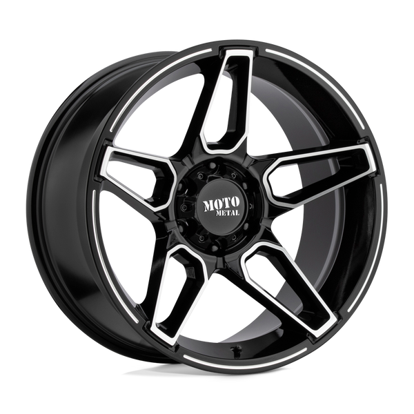 Moto Metal MO994 FANG 20X9 GLOSS BLACK MACHINED 6X5.5 - MO99429068300