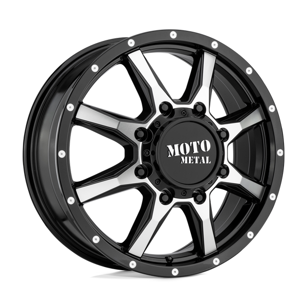 Moto Metal MO995 20X8.25 GLOSS BLACK MACHINED - FRONT 8X6.5 - MO995208803127
