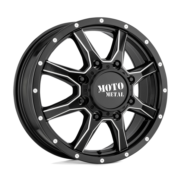 Moto Metal MO995 17X6.5 SATIN BLACK MILLED - FRONT 8X210 - MO995765897111