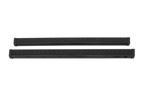 Lund 28565041 Summit Ridge 2.0 Black Stainless Steel Running Boards for 2007-2021 Toyota Tundra Double Cab-28565041