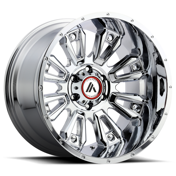 Asanti Off Road AB808 BLACKHAWK 20X9 CHROME 6X135 - AB808-20906312NCH