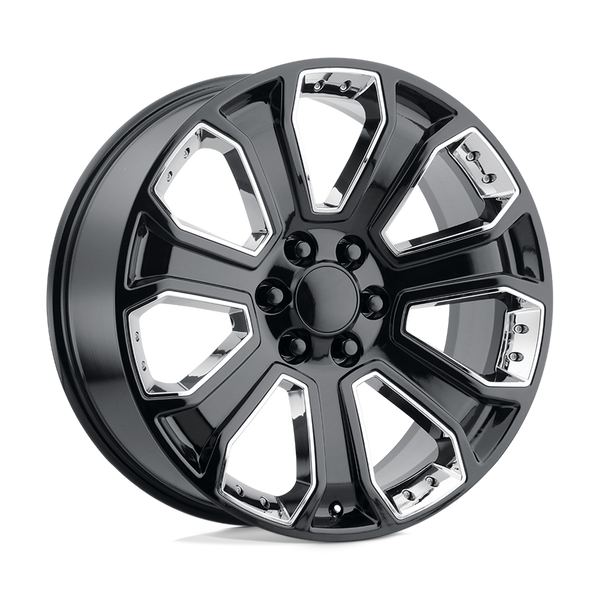 Performance Replicas PR113 22X9 GLOSS BLACK WITH CHROME ACCENTS 6X5.5 - 113GC-2295824