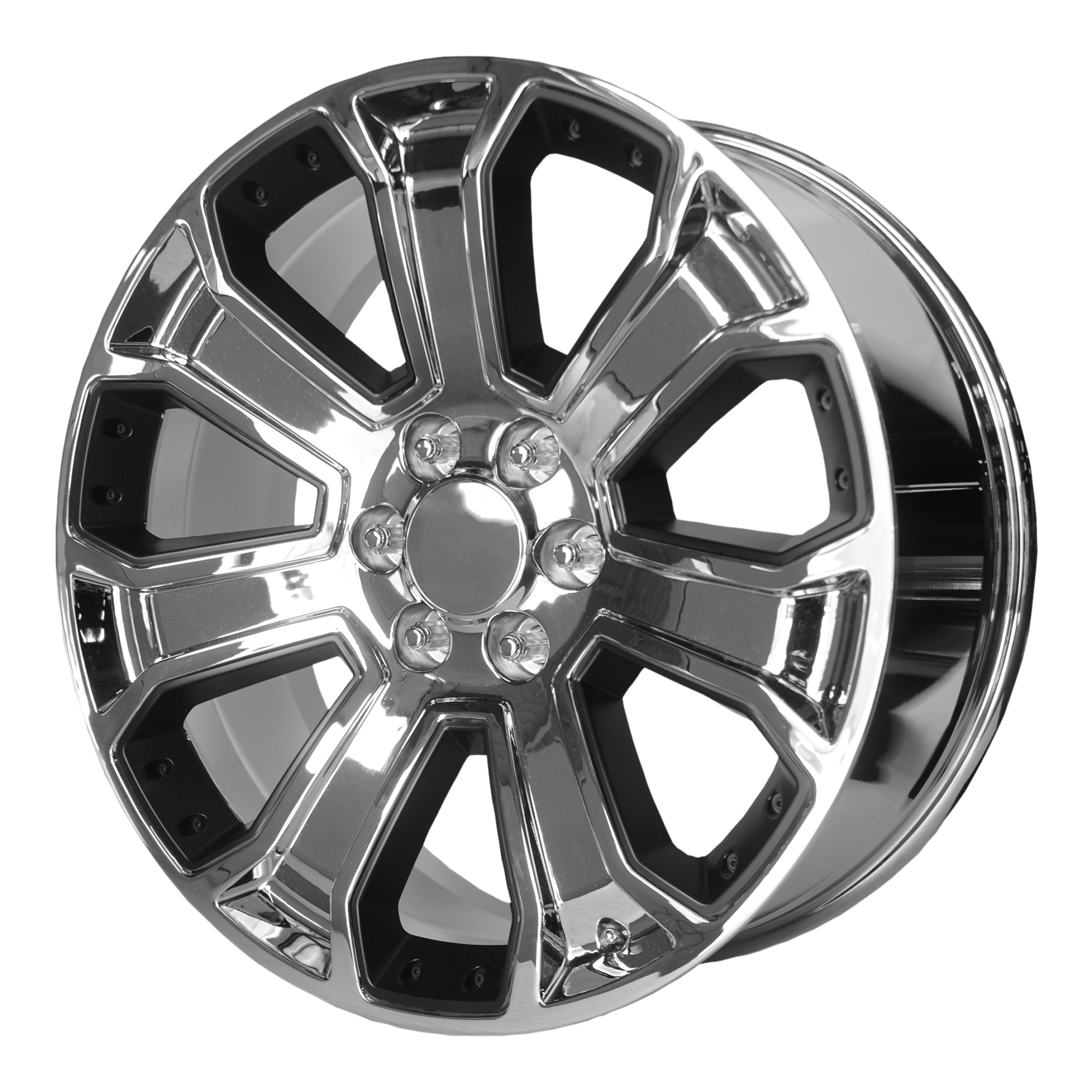 Performance Replicas PR162 22X9 CHROME WITH MATTE BLACK ACCENTS 6X5.5 - 162CM-2295824
