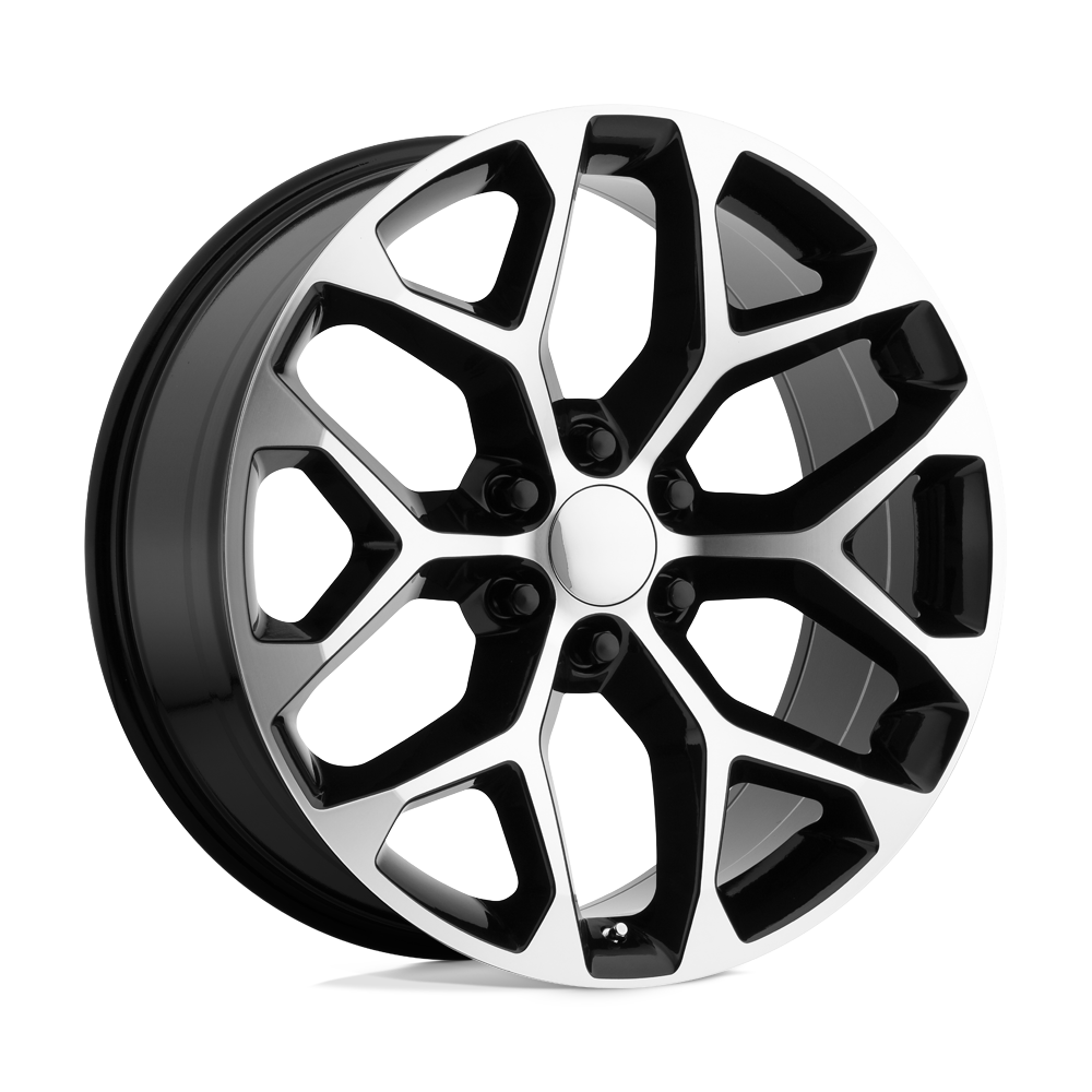 Performance Replicas PR176 20X9 GLOSS BLACK MACHINED 6X5.5 - 176BM-295824