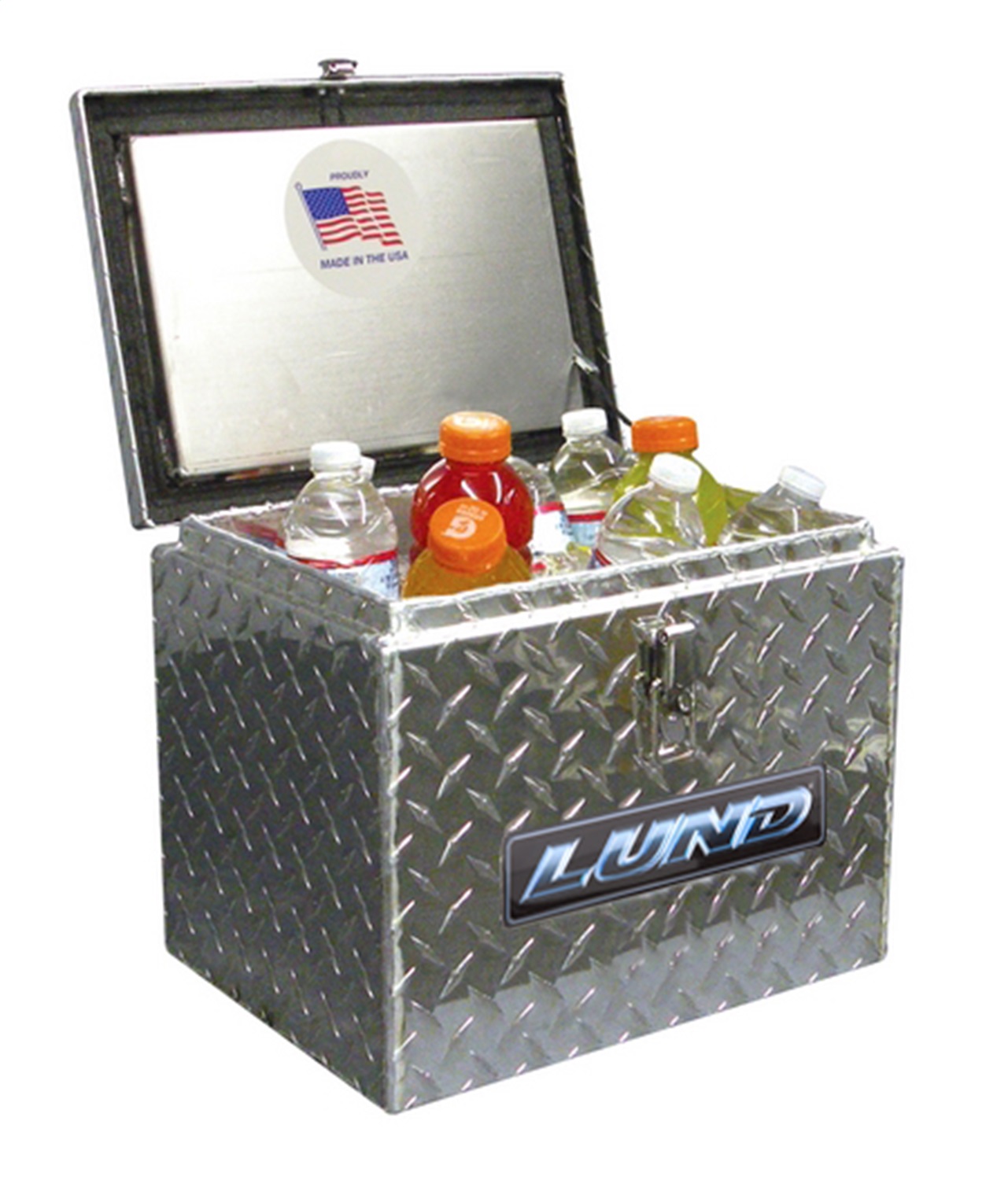 Lund 4416 Small Cooler, 20 Qrt, Brite Aluminum-4416
