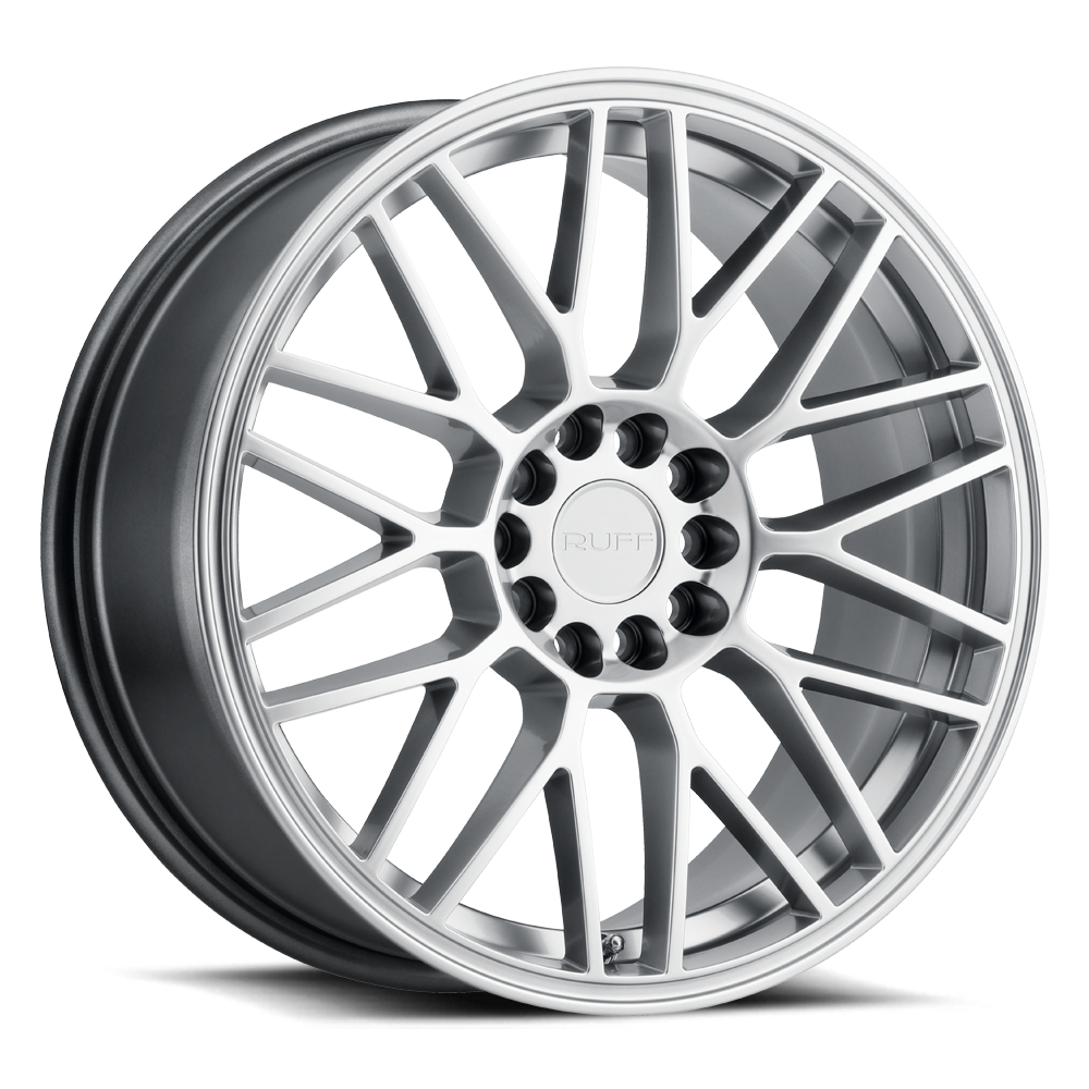 Ruff OVERDRIVE 17X7.5 HYPER SILVER 4X100/4.5 - 1775VDR384D04S72