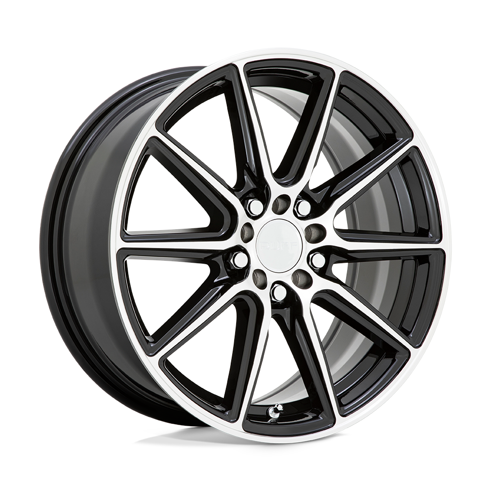 Ruff THROTTLE 18X8 GLOSS BLACK W/ MACHINED FACE 5X100/4.5 - 1880RDT385D04F72