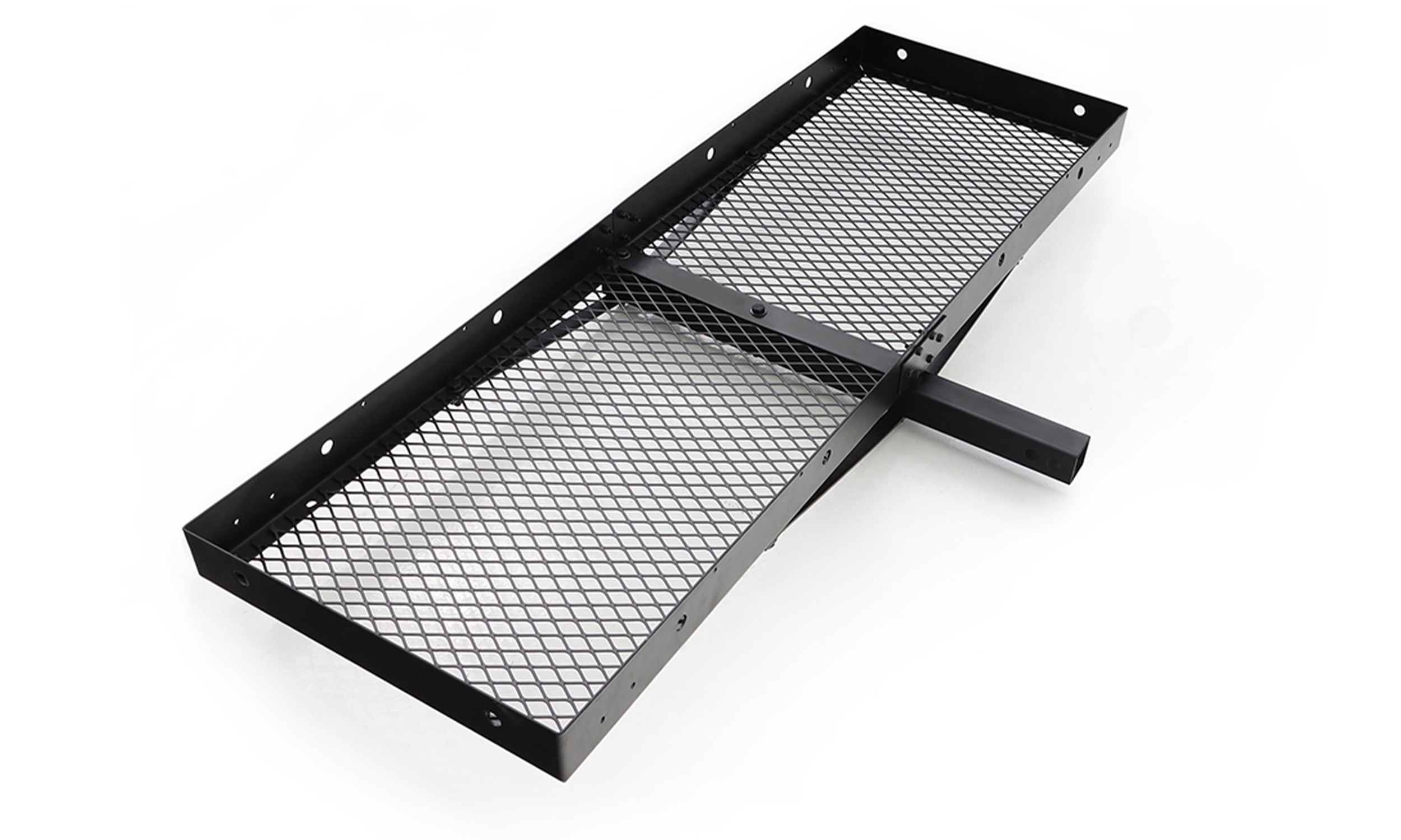 Lund 601010 Universal 21 Inch X 61 Inch Hitch Mounted Steel Cargo Carrier for 2 Inch Receiver-601010
