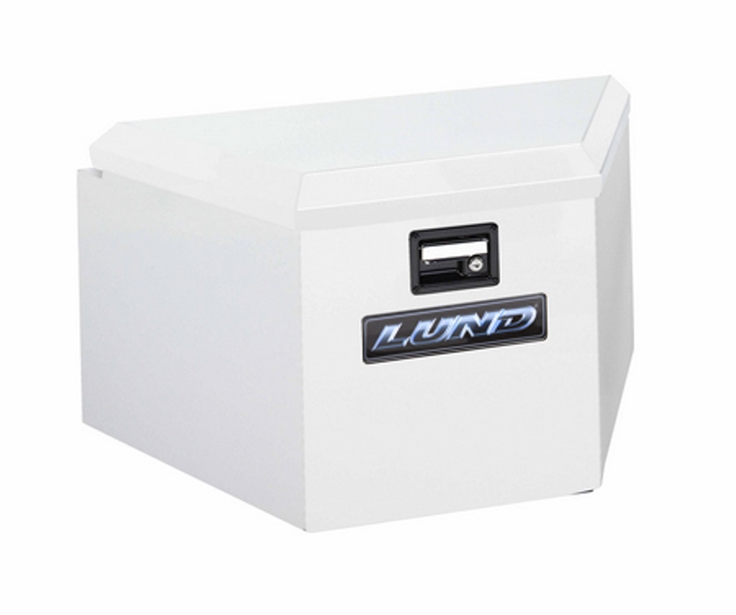 Lund 6220 16-Inch Trailer Tongue Box, Steel, White Aluminum-6220
