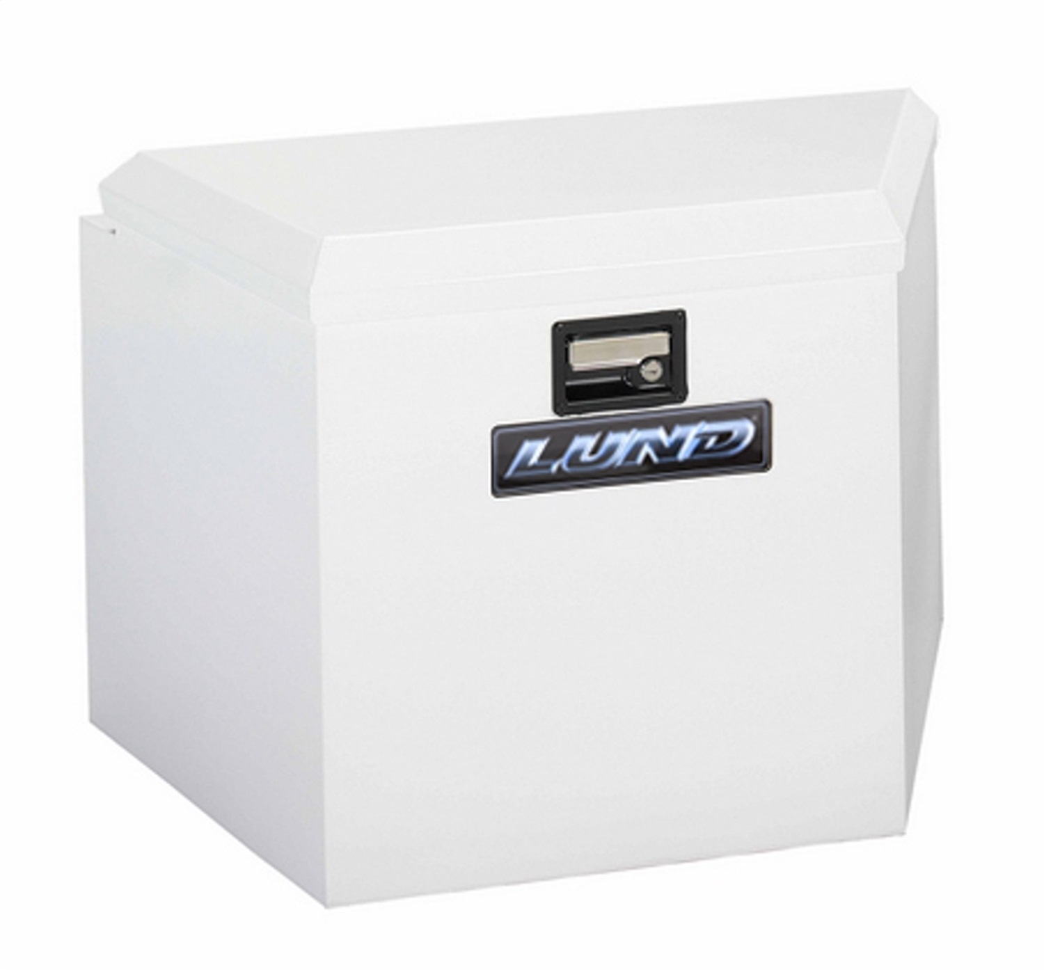 Lund 6234 21-Inch Trailer Tongue Box, Steel, White Aluminum-6234