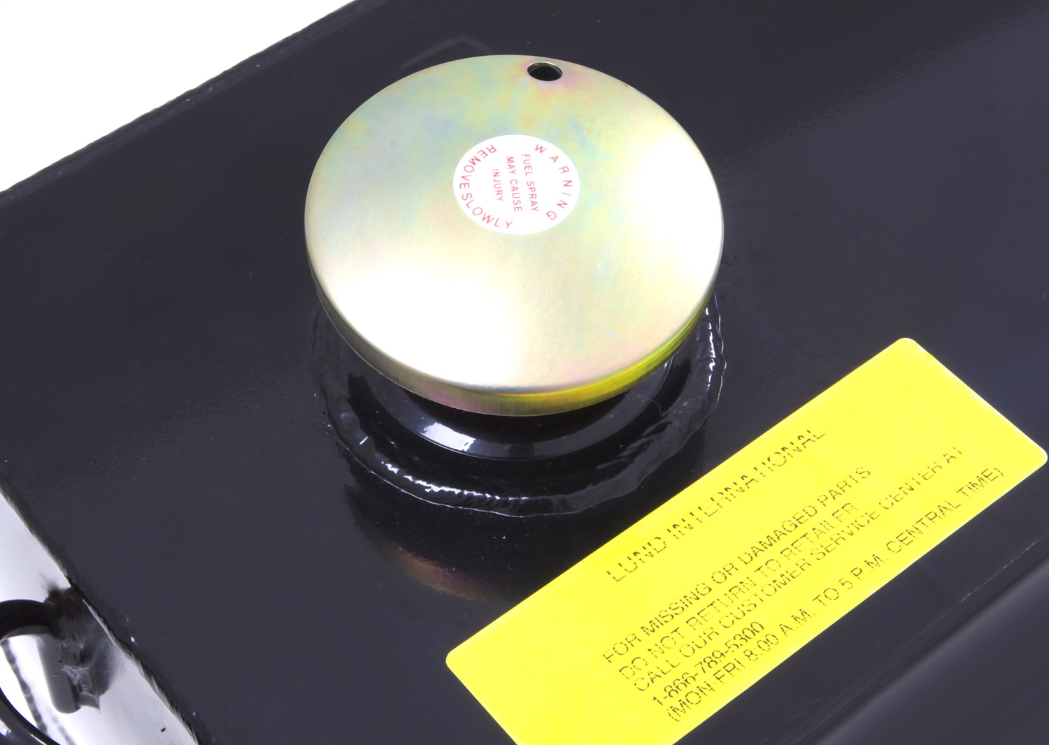 Lund 73737 Full-Mid Size Vertical Liquid Storage Tank, Black Steel-73737