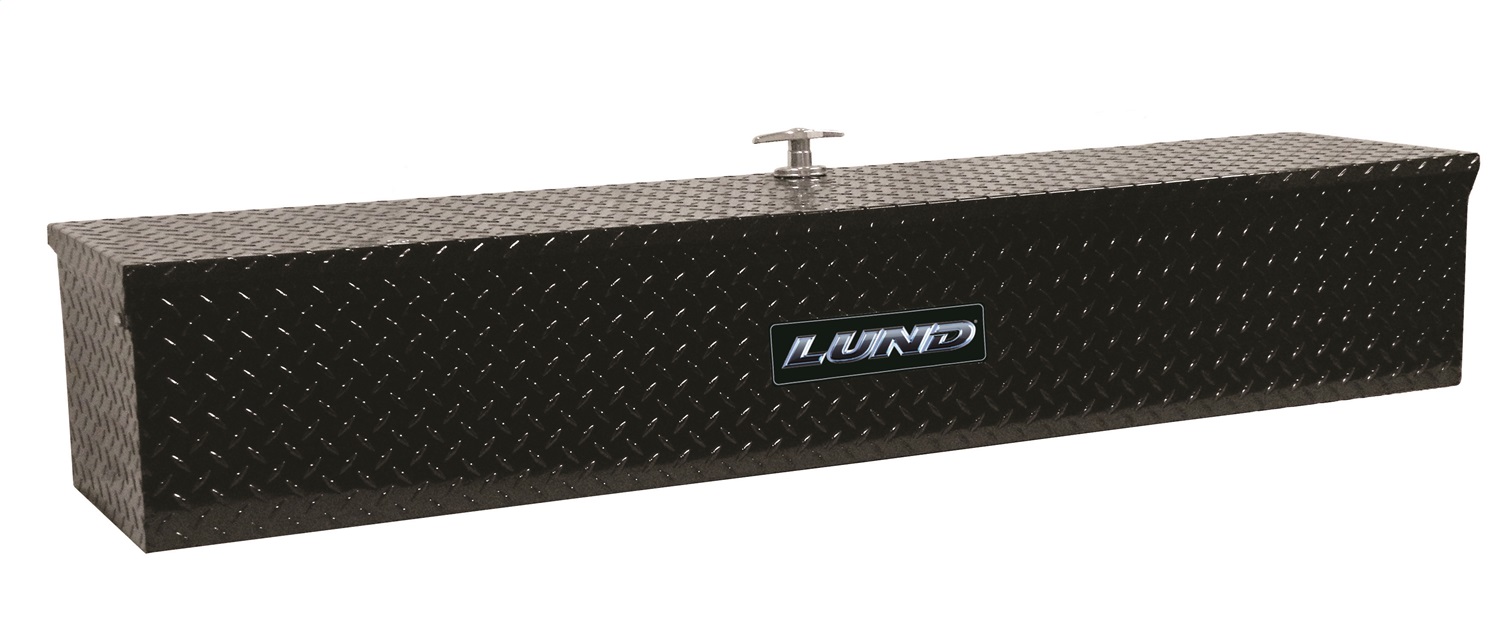 Lund 74448FM 48-Inch Flush Mount Truck Tool Box, Black Aluminum-74448FM