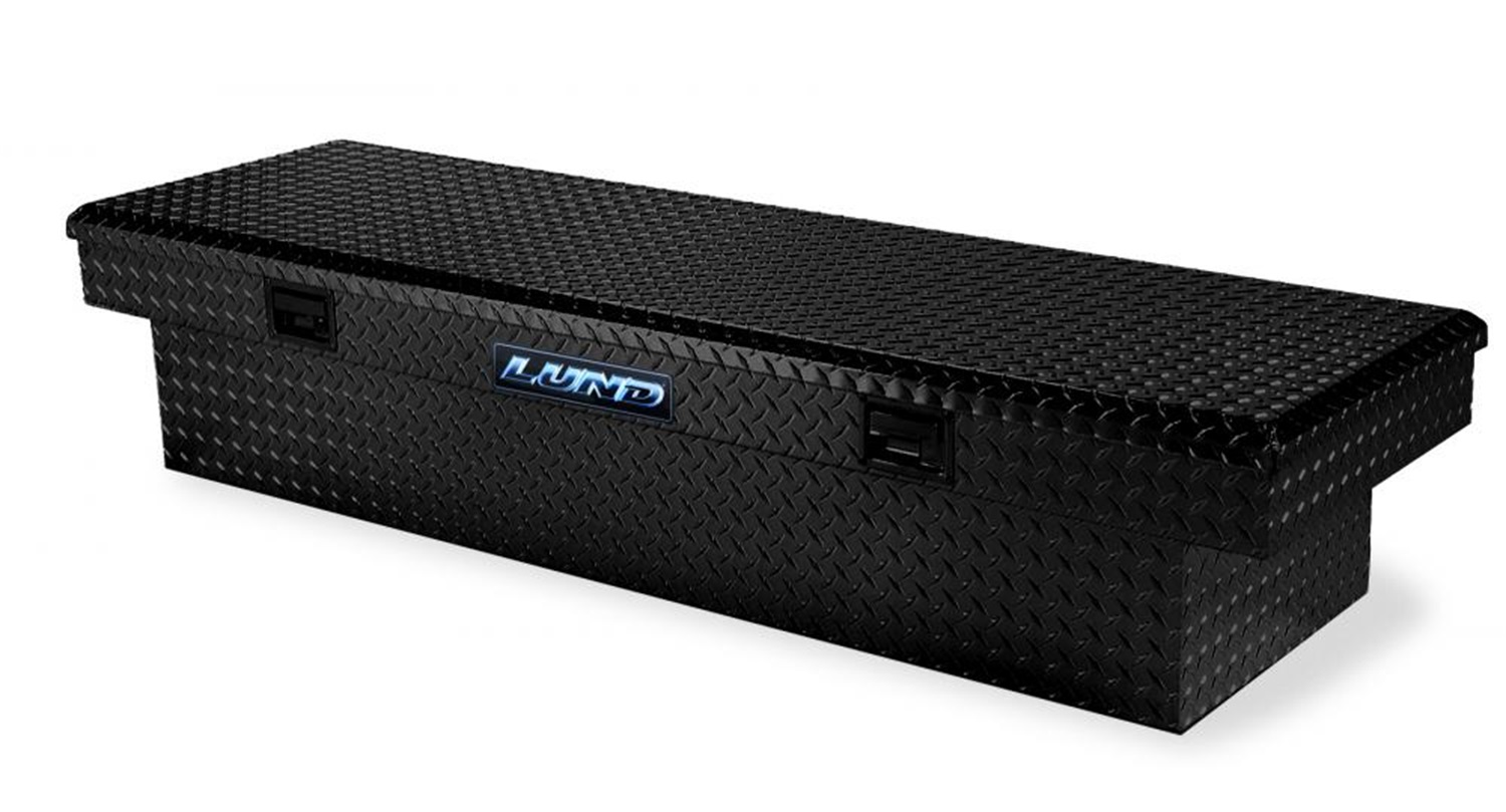 Lund 7511101 72-Inch Aluminum Economy Cross Box, Black Aluminum-7511101