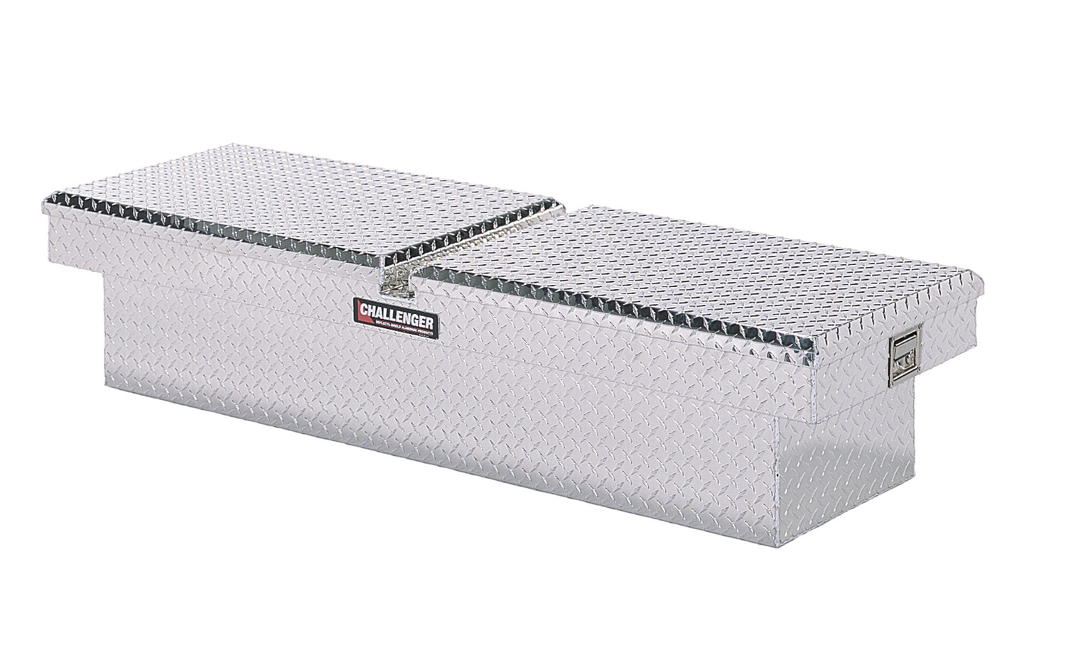 Lund 75199 Challenger Gull Wing Crossover Storage Box, Over 73.75-Inch, Black Aluminum-75199
