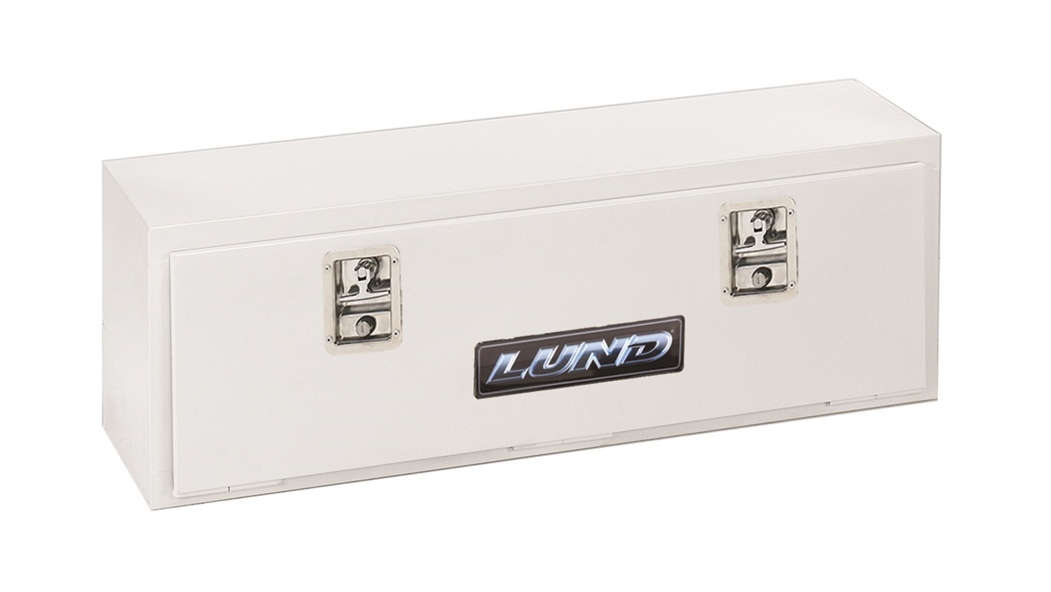 Lund 76160 60-Inch Steel Top Mount Truck Tool Box, White Steel-76160