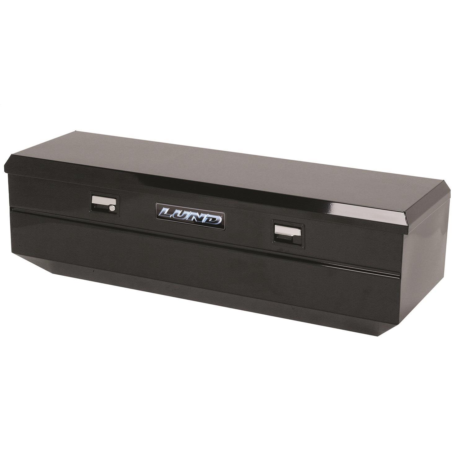 Lund 76548 48-Inch Flush Mount Truck Tool Box, Black Steel-76548