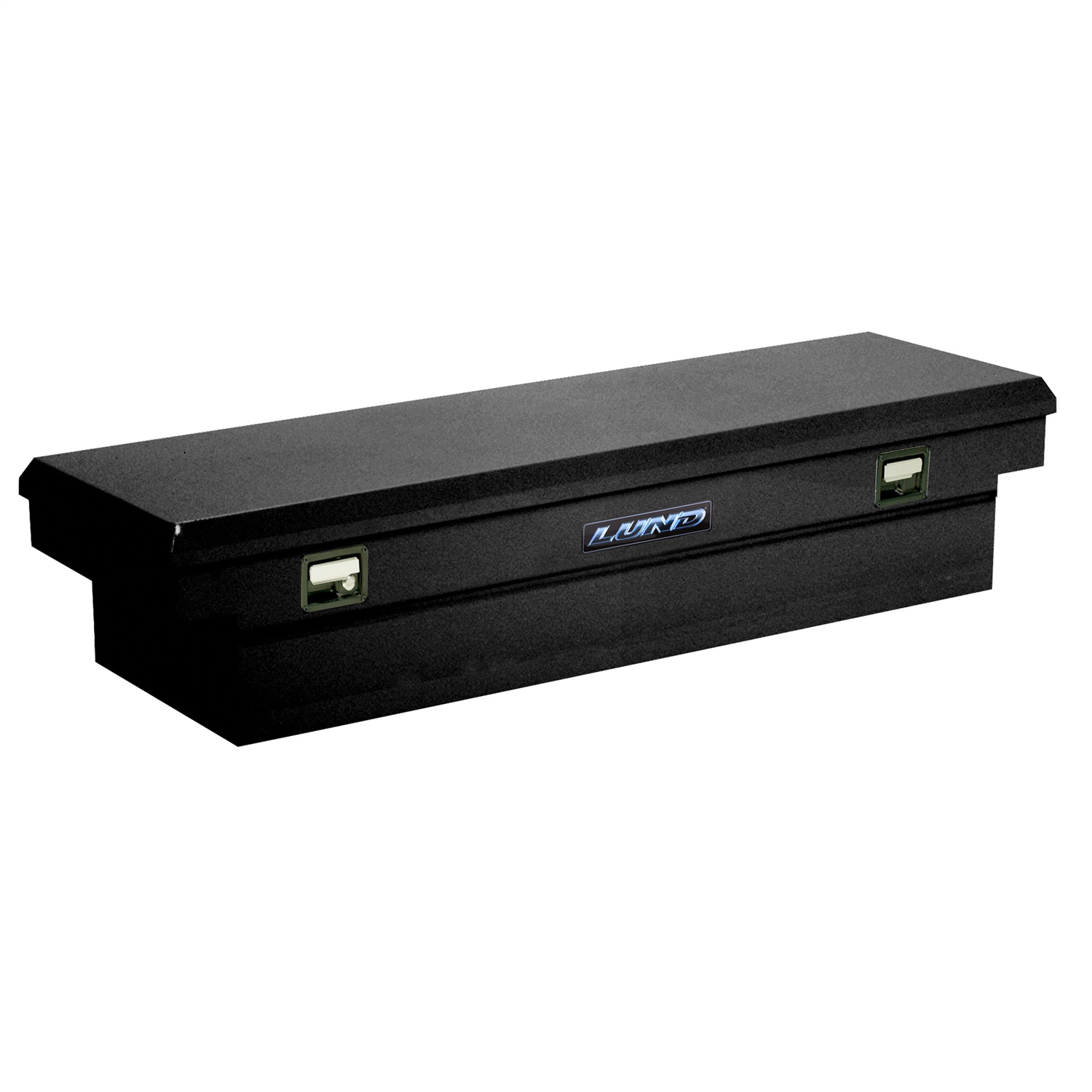 Lund 76599 72-Inch Cross Bed Truck Tool Box, Black Steel-76599