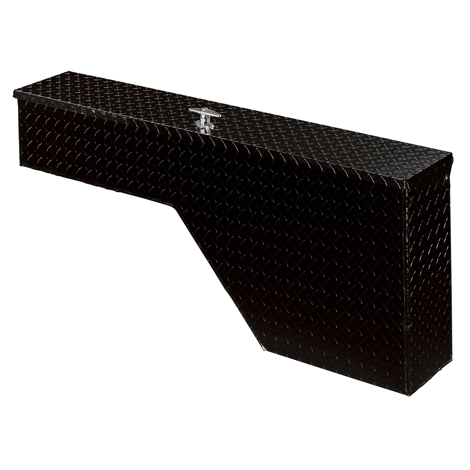 Lund 78225 48-Inch Fender Well Truck Tool Box, Black Aluminum-78225