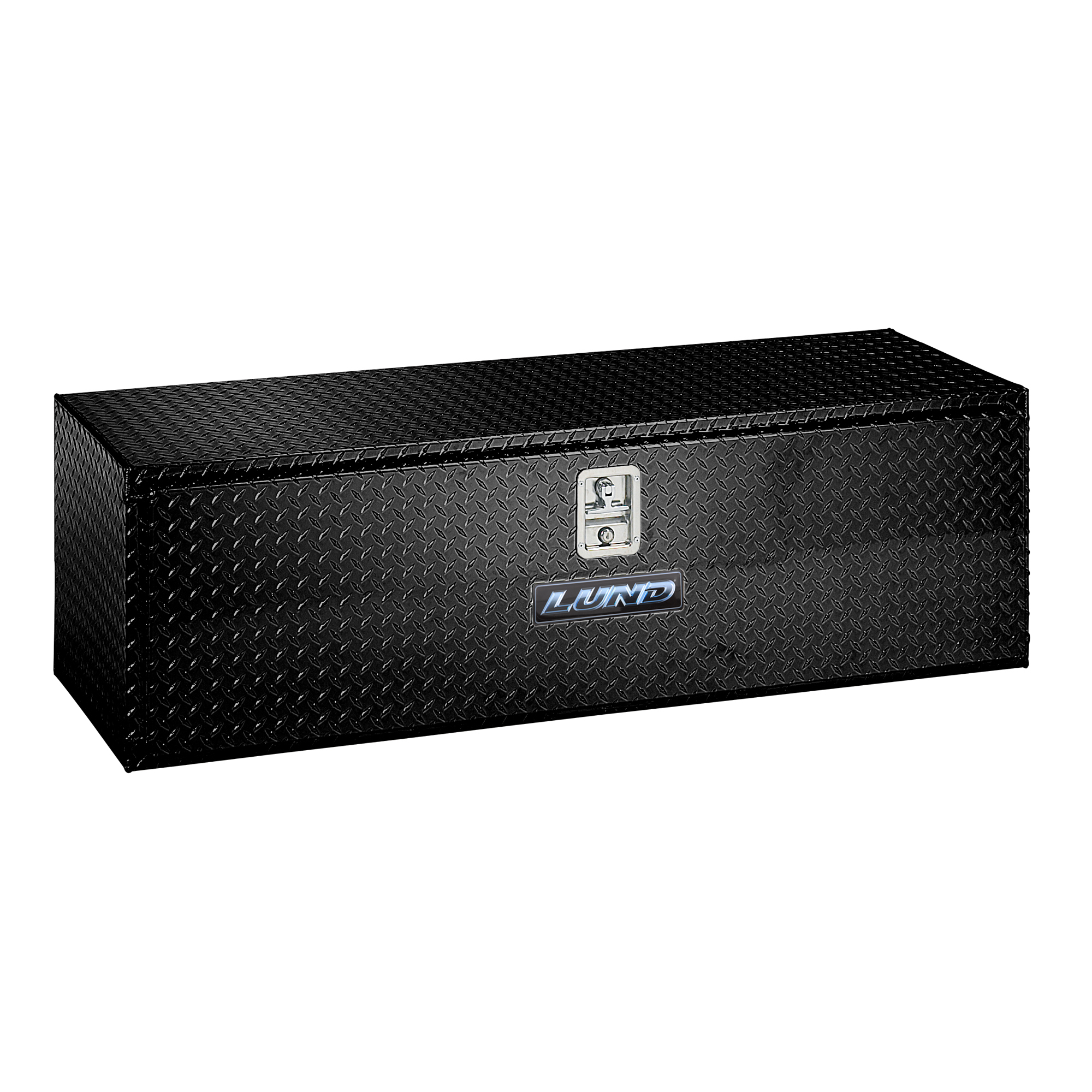 Lund 78248 48-Inch Underbody Truck Tool Box, Black Aluminum-78248