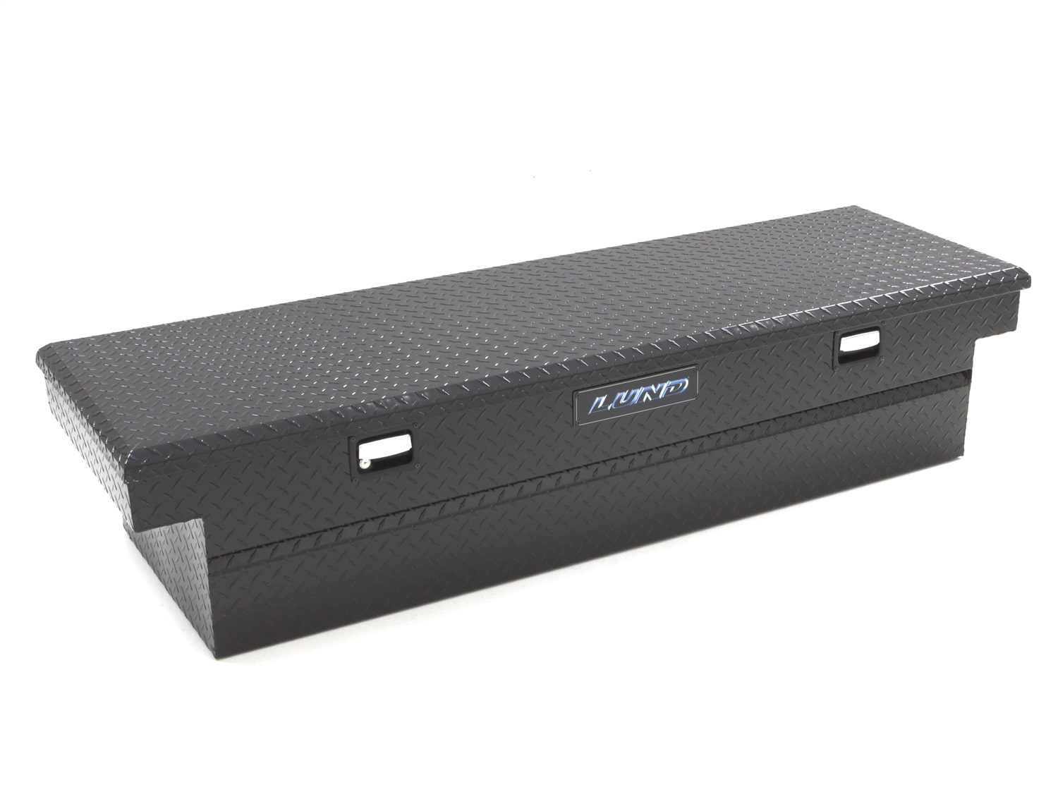 Lund 79100 Ultima Single-Lid Crossover Storage Box, Over 70.25", Black Aluminum-79100