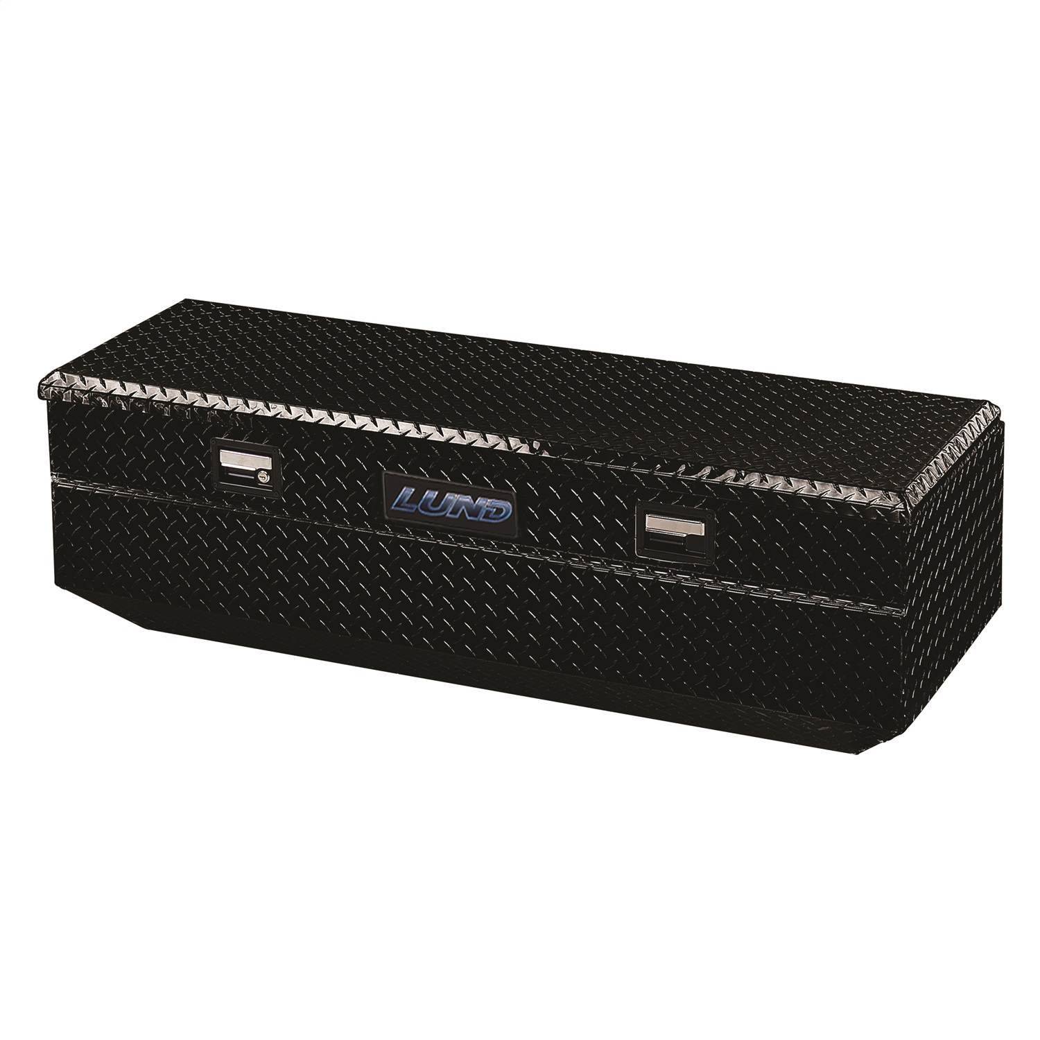 Lund 79447 48-Inch Flush Mount Truck Tool Box, Black Aluminum-79447