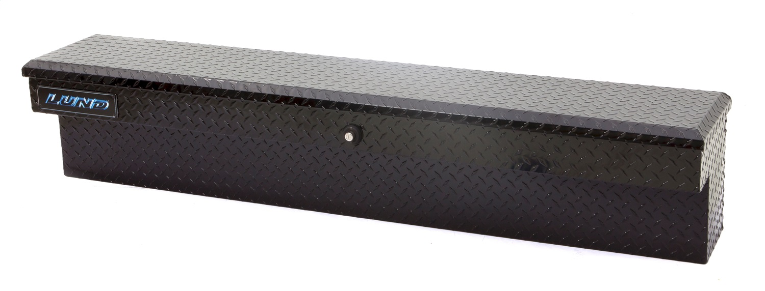 Lund 79748PB 48-Inch Side Bin Truck Tool Box, Black Aluminum-79748PB