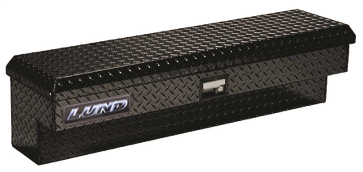 Lund 79772 70-Inch Side Bin Truck Tool Box, Black Aluminum-79772