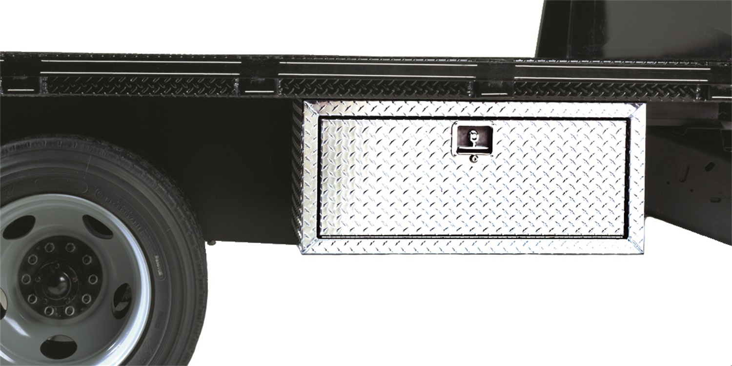 Lund 8224 Challenger UnderBed Storage Box, 24-Inch, Brite Aluminum-8224