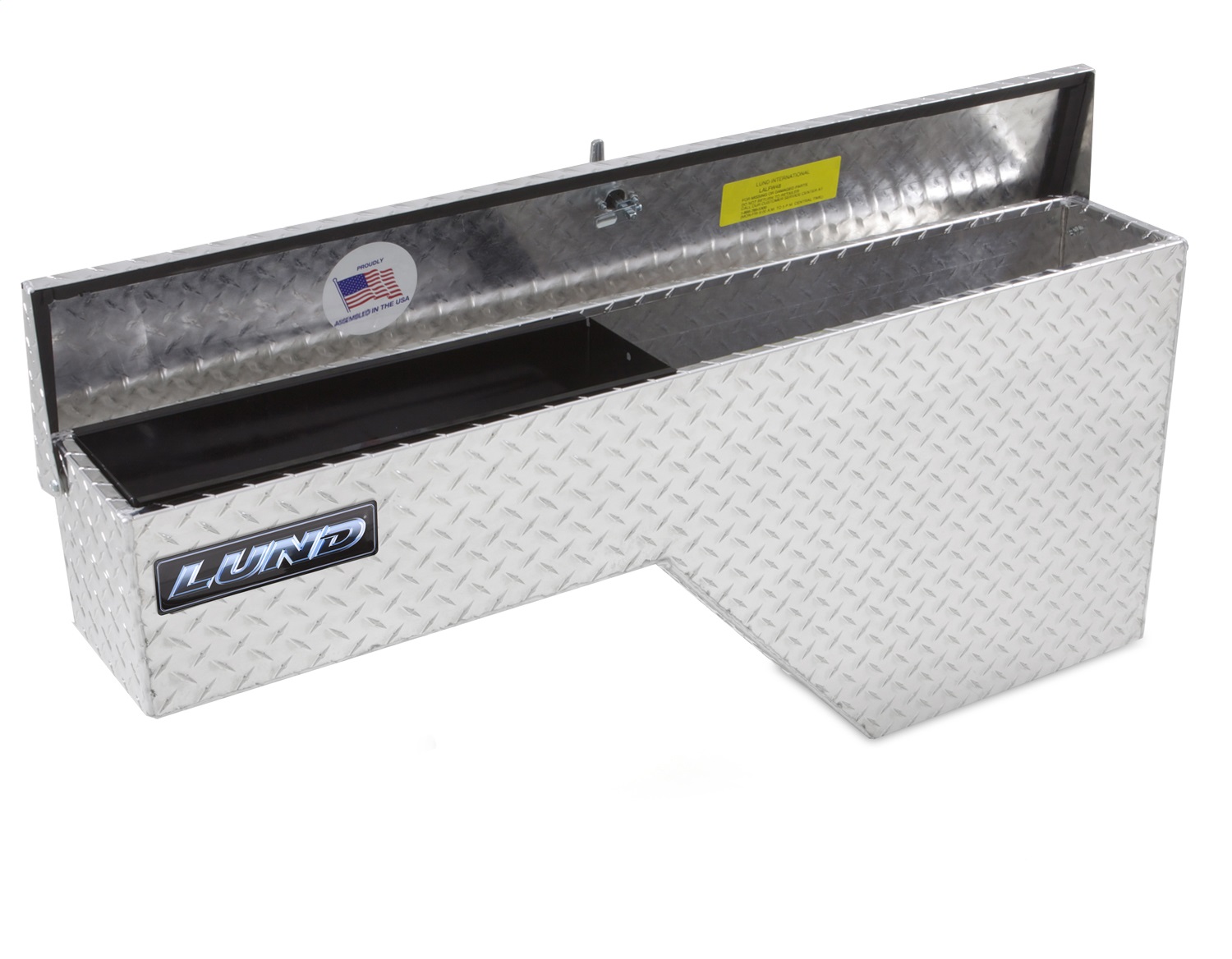 Lund 8225 48-Inch Fender Well Truck Tool Box, Brite Aluminum-8225