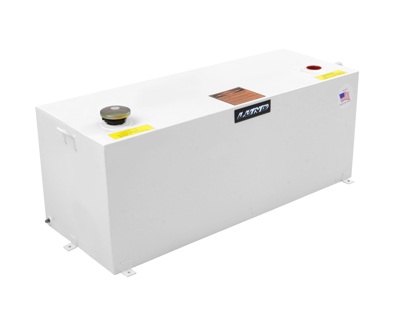 Lund 83010T Full Size Rectangular Steel Liquid Storage Tank, White Steel-83010T