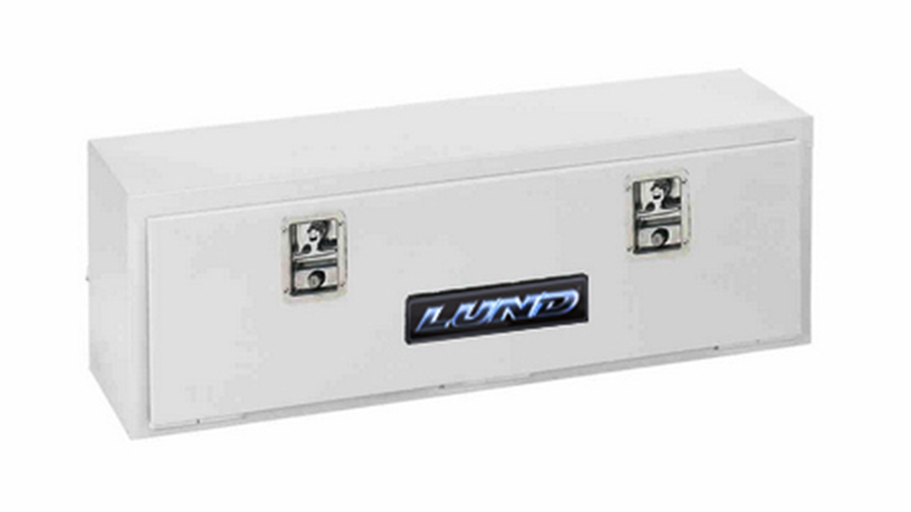Lund 86172 72-Inch Top Mount Truck Tool Box, White Steel-86172