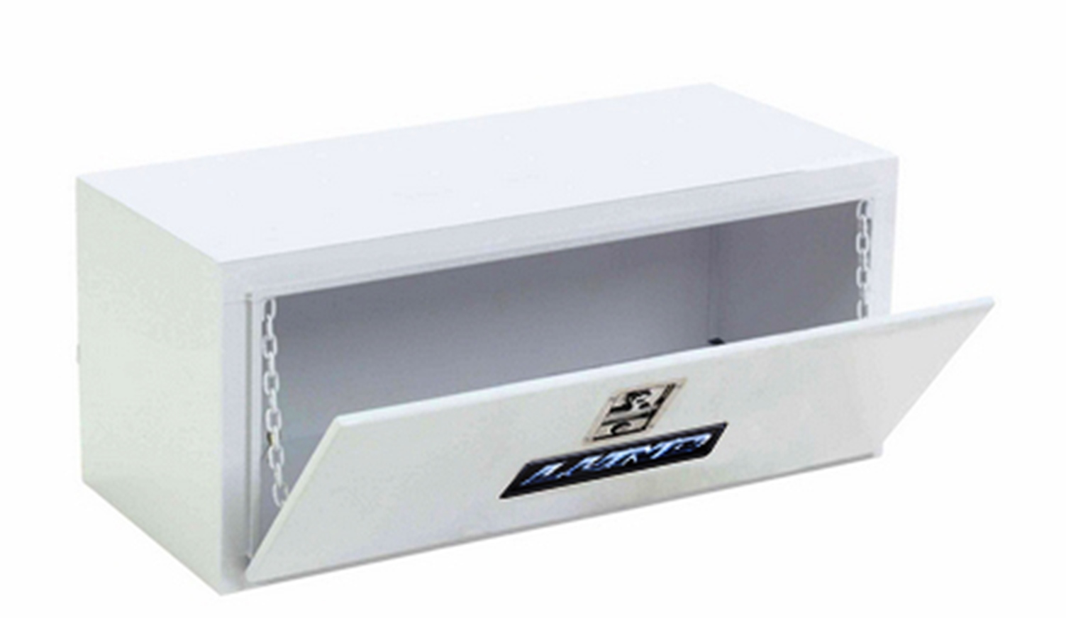 Lund 86548 48-Inch Flush Mount Truck Tool Box, White Steel-86548