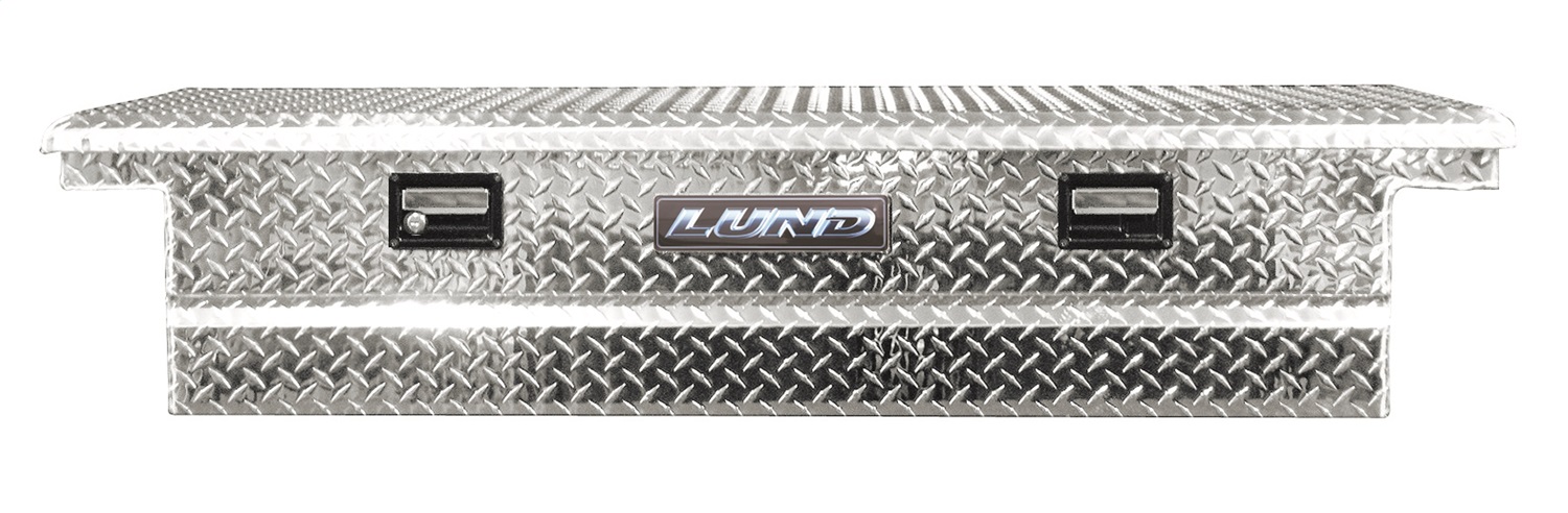 Lund 9100LP Ultima Single-Lid Crossover Storage Box, Over 70.25-Inch, Brite Aluminum-9100LP