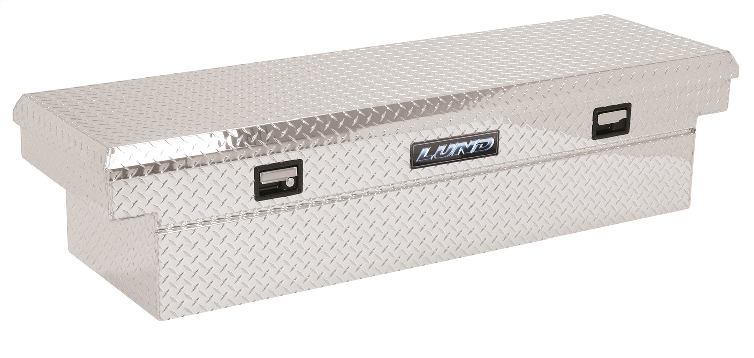 Lund 9210 60-Inch Cross Bed Truck Tool Box, Brite Aluminum-9210
