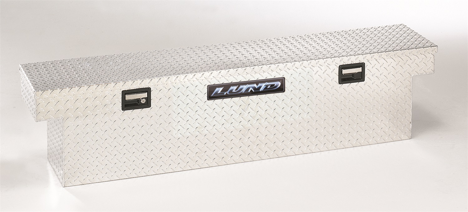 Lund 9301 58-Inch Cross Bed Truck Tool Box, Brite Aluminum-9301