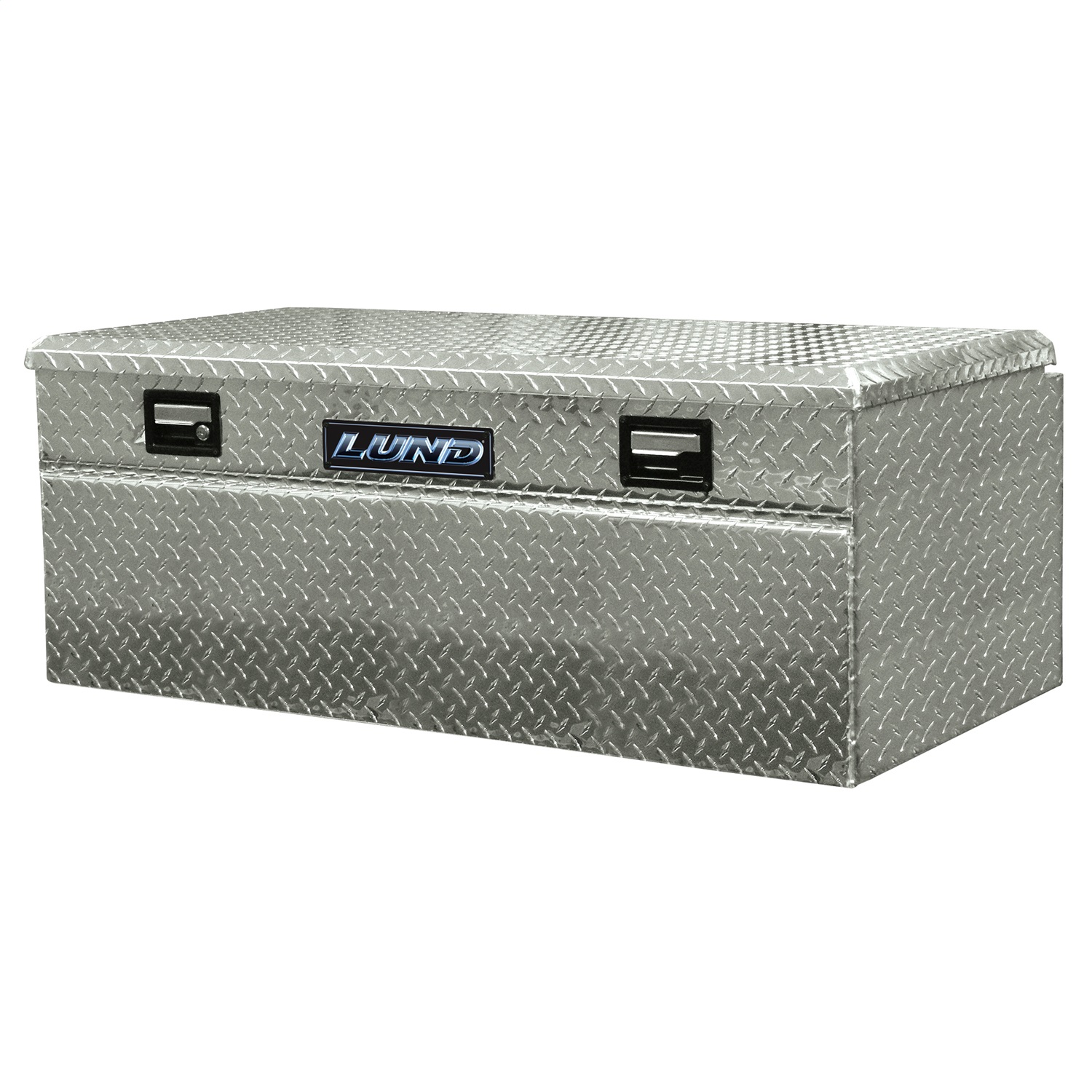 Lund 9436WB 36-Inch Flush Mount Truck Tool Box, Brite Aluminum-9436WB